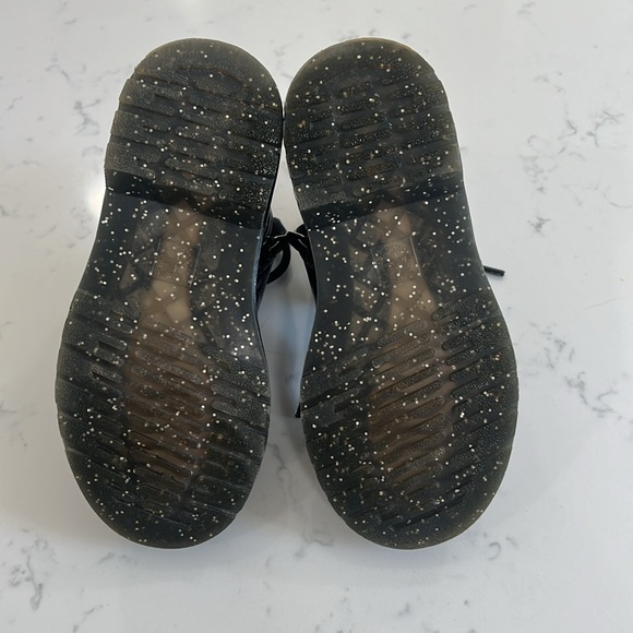 DR MARTENS girls 1460 GLITTER LACE UP BOOTS - Picture 6 of 6